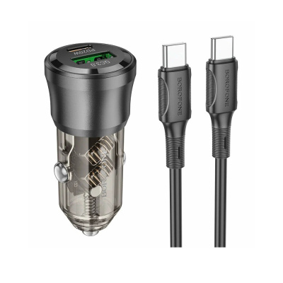 Автомобильное зарядное устройство Borofone BZ25 38W PD20W+QC3.0